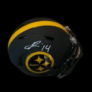 George Pickens Signed Steelers Eclipse Alternate Speed Mini Helmet (JSA coa)